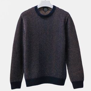 A.P.C. Knit Lambswool Crewneck Sweater